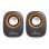 Colunas Media-Tech 2 vias com fio 6 W preto e branco com conector 3,5 mm