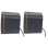 Colunas Techly com fio 3W USB e jack 3,5 mm pretas