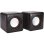 Colunas Techly com fio 3W USB e jack 3,5 mm pretas