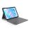 Cover con Tastiera Logitech Combo Touch per iPad Air 11" M2, QWERTZ Svizzero, Trackpad, Grigio
