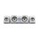 Colunas C-Tech 2.1 canais USB 16 W com controlo rotativo branco