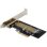 Carte d'interface InLine 76660V PCIe 3.0 M.2 NVMe 32 Gb/s avec LED intégrée