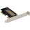 Carte d'interface InLine 76660V PCIe 3.0 M.2 NVMe 32 Gb/s avec LED intégrée