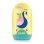 Gomma e temperino compatto Milan Peacock Rosa-Giallo