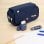 Astuccio Triplo Milan 1918 Blu con Materiale Scolastico Incluso, 4 Cerniere