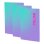 Quaderni A4 Milan Sunset - Pack 3 Incollati 48 Fogli 95gr Viola