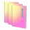 Pack 3 Cuadernos A4 Milan Sunset Pautados 90 Hojas Espiral Tapa Dura