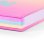 Pack 3 Cuadernos A4 Milan Sunset Pautados 90 Hojas Espiral Tapa Dura