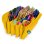 Estuche Portatodo Cuádruple Grafoplás Bits and Bobs Amarillo