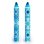 Gomma da cancellare Javier Arabesque Set di 2 blu motivo arabo