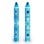 Gomma da cancellare Javier Arabesque Set di 2 blu motivo arabo