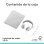 Auriculares Logitech Zone Wired 2 com cabo USB-C, Cancelamento Ativo de Ruído, branco