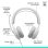 Auriculares Logitech Zone Wired 2 com cabo USB-C, Cancelamento Ativo de Ruído, branco