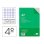 Quaderno Liderpapel 100 fogli 60g/m² quadrettato 6mm con margini