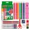 Estuche Escolar Triple Grafoplás BitsBobs con Material Incluido Verde