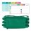 Astuccio Triplo Officebox Eco con Materiale Scolastico Incluso - Verde