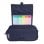 Estuche Escolar Triple ColePack Pro Officebox Azul Marino con 40 Utensilios