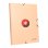 Cartella A4 Liderpapel Antartik 3 Scomparti Gomme Coral