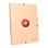 Cartella A4 Liderpapel Antartik 3 Scomparti Gomme Coral