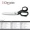 Forbici Multiuso Professionali 3 Claveles Forgiate Sarto 23 cm