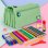 Estuche Portatodo Cuádruple Grafoplás Menta para Material Escolar