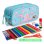 Estuche escolar triple Karactermania ColePack EcoTrick Ice Flamingo con material incluido