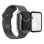 Protector de pantalla Hama Super Hybrid para Apple Watch SE 3, Negro Transparente
