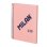 Cuaderno Milan 430 A5 Espiral Tapa Dura 80 Hojas Pautado Rosa