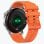 Kospet Orb Bluetooth 44mm AMOLED Argento Cinturino Arancione IP68 SpO2 Pulsometro Sonno SOS