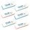 Gomma da cancellare Milan Cpm612 Set 6 Gomme Nata® Biselate
