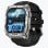 Kospet Tank M4 Bluetooth GPS 50mm AMOLED Plata Correa Negra One size Resistencia Agua IP69K SpO2 Pulsómetro