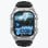 Kospet Tank M4 Bluetooth GPS 50mm AMOLED Plata Correa Negra One size Resistencia Agua IP69K SpO2 Pulsómetro