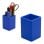 Portapenne Officebox Colorline Ultra-Soft Blu Scuro