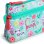 Estuche Portatodo Plano Grafoplas 2 Cremalleras Bits Bobs Design 23x10 cm escolar
