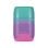 Gomma e Temperino Milan Sunset Pack Compact con 2 Gomme di Ricambio Rosa