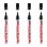 Marcatore Permanente Edding 3000 Set di 4 Punta Tonda 1.5-3 mm Rosso