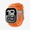 Pulsera Spigen WBS2 para Apple Watch 10/11 46mm Naranja Silicona