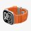 Pulsera Spigen WBS2 para Apple Watch 10/11 46mm Naranja Silicona