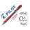 Penna Roller Ball Retrattile Pilot G2 0.7 mm Punta Fine Grip Rosso