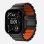 Pulsera Nomad Stratos Band para Apple Watch Ultra 1-11 y SE, Titanio Negro