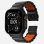 Pulsera Nomad Stratos Band para Apple Watch Ultra 1-11 y SE, Titanio Negro
