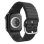 Correa de reloj Just in Case pour Apple Watch 40/41/42mm Silicium Noir