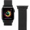 Correa de reloj Just in Case pour Apple Watch 40/41/42mm Tissu Noir