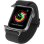 Correa de reloj Just in Case pour Apple Watch 44/45/46/49mm Tissu Noir