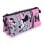 Estuche escolar triple Karactermania Minnie Mouse Ribbons Gris
