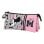 Estuche escolar triple Karactermania Minnie Mouse Ribbons Gris