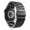 Armband Just in Case für Apple Watch 44/45/46/49mm Edelstahl Schwarz