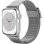 Armband für Uhren Just in Case für Apple Watch 44/45/46/49mm Edelstahl Silber