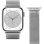 Armband für Uhren Just in Case für Apple Watch 44/45/46/49mm Edelstahl Silber
