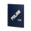 Cuaderno A4 Milan 430 Espiral Tapa Dura Cuadriculado 80 Hojas Azul